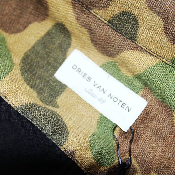 SS17 DRIES VAN NOTEN PATCHWORK SHIRT JACKET 48 - Picture 8 of 16